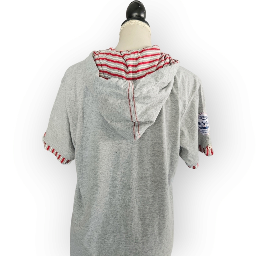 Lee Cooper | Unisex Shirt With Hood |Size Medium | NWT - Picture 6 of 9